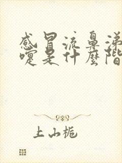 感冒流鼻涕打喷嚏是什么阶段