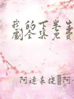 我的下半生电视剧全集免费观看高清