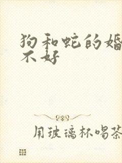 狗和蛇的婚配好不好