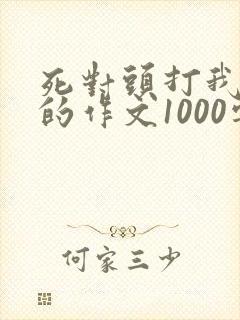 死对头打我屁股的作文1000字