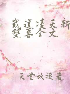 武道凌天新版红双喜全文