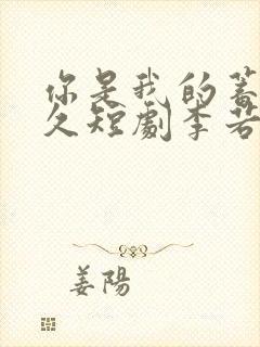 你是我的蓄谋已久短剧李若琪