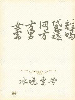 女方网贷离婚后需男方还吗