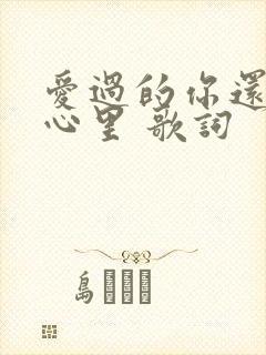 爱过的你还在我心里 歌词