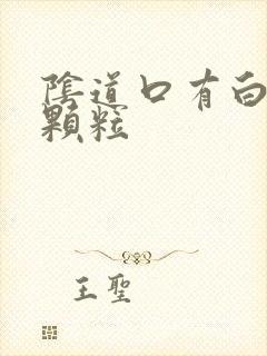 阴道口有白色的颗粒