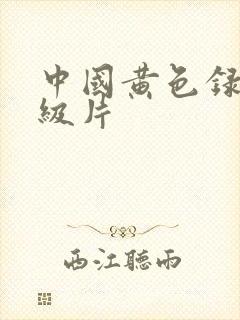 中国黄色录像一级片