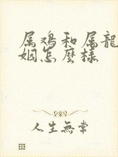 属鸡和属龙的婚姻怎么样