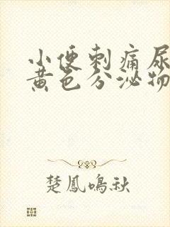 小便刺痛尿道口黄色分泌物