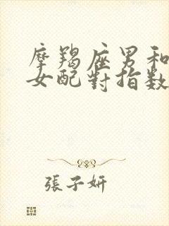 摩羯座男和双子女配对指数