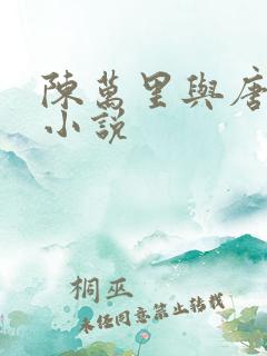 陈万里与唐嫣然小说