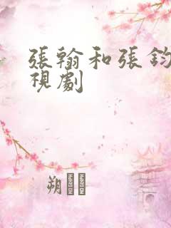 张翰和张钧甯电视剧