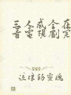 三人成全在线观看电视剧完整版免费