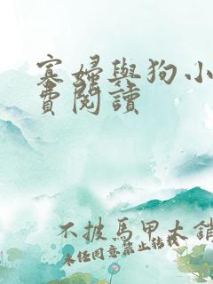 寡妇与狗小说免费阅读