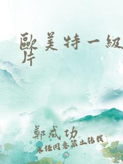 欧美特一级生活片