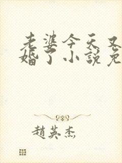 老婆今天又想离婚了小说免费阅读