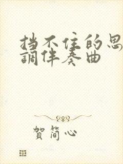 挡不住的思念g调伴奏曲