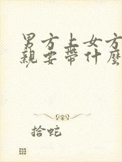 男方上女方家提亲要带什么