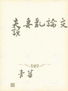 夫妻乱论交换小说