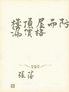 楼顶屋面防水补漏价格