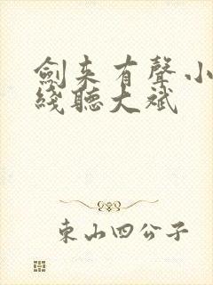 剑来有声小说在线听大斌