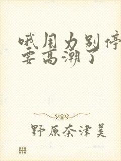 哦用力别停继续要高潮了