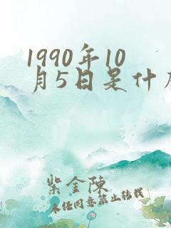 1990年10月5日是什么星座