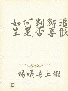 如何判断追的女生是否喜欢你