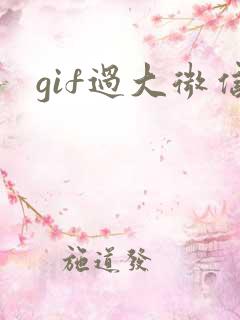 gif过大微信