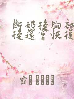 断奶后胸部变小后还会恢复吗