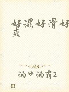 好湿好滑好紧好爽