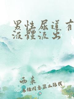 男性尿道有透明液体流出