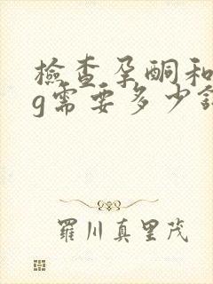 检查孕酮和hcg需要多少钱