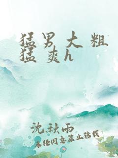 猛男 大 粗 猛 爽h