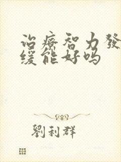 治疗智力发育迟缓能好吗