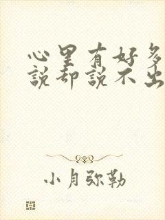 心里有好多话想说却说不出来文案