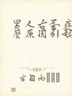 男人右蛋疼是什么原因引起的