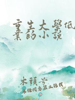 重生大学低调创业的小说