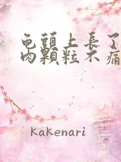 龟头上长了个小肉颗粒不痛不痒