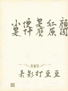 小便是红颜色的是什么原因引起的