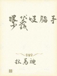 眼袋吸脂手术多少钱