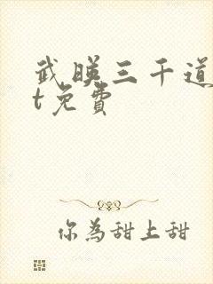 武映三千道txt免费