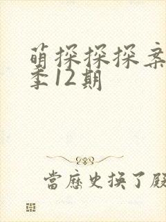 萌探探探案第二季12期