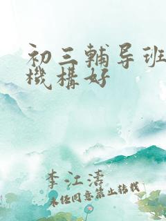 初三辅导班哪个机构好