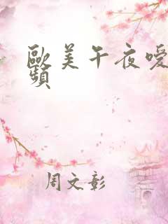 欧美午夜嗳嗳视频