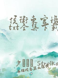 侯卫东官场笔记txt全集下载完整版