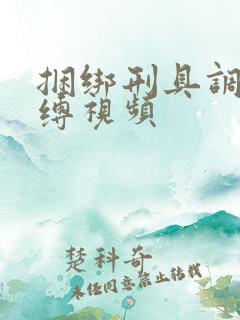 捆绑刑具调教束缚视频