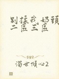 别揉我奶头一区二区三区