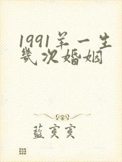 1991羊一生几次婚姻