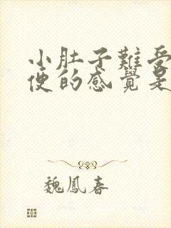 小肚子难受想大便的感觉是怎么回事