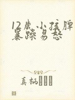 12岁小孩脾气暴躁易怒